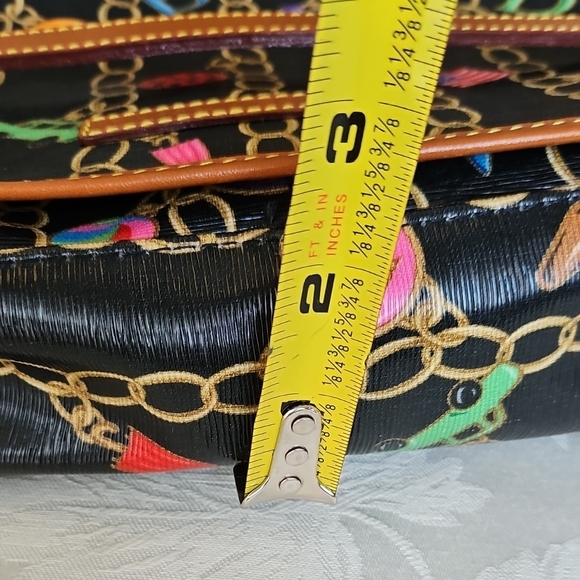 Dooney And Bourke Multicolor Chain/ Charms Pattern Bag. - Picture 11 of 11